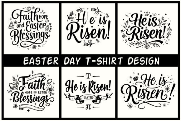 Download Faithful Easter T-Shirt Design Bundle - Premium Resources