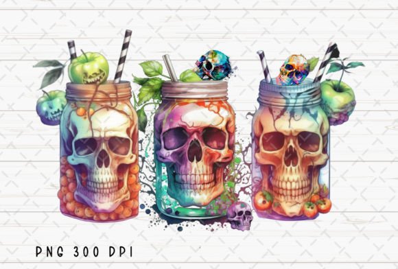 Download Skulls Halloween Spooky Season PNG - Premium Resources