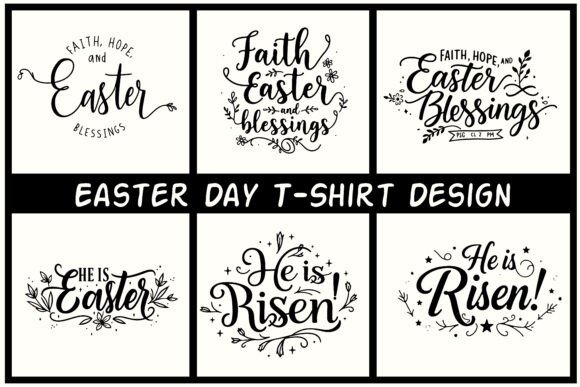 Download Faithful Easter T-Shirt Design Bundle - Premium Resources