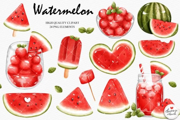 Download Watermelon Clipart, Summer Clipart - Watermelon clipart Collection
